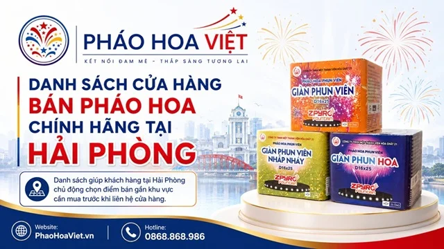 Danh Sách Cửa Hàng Đại Lý Pháo Hoa Tại Hải Phòng Cập Nhật 2026