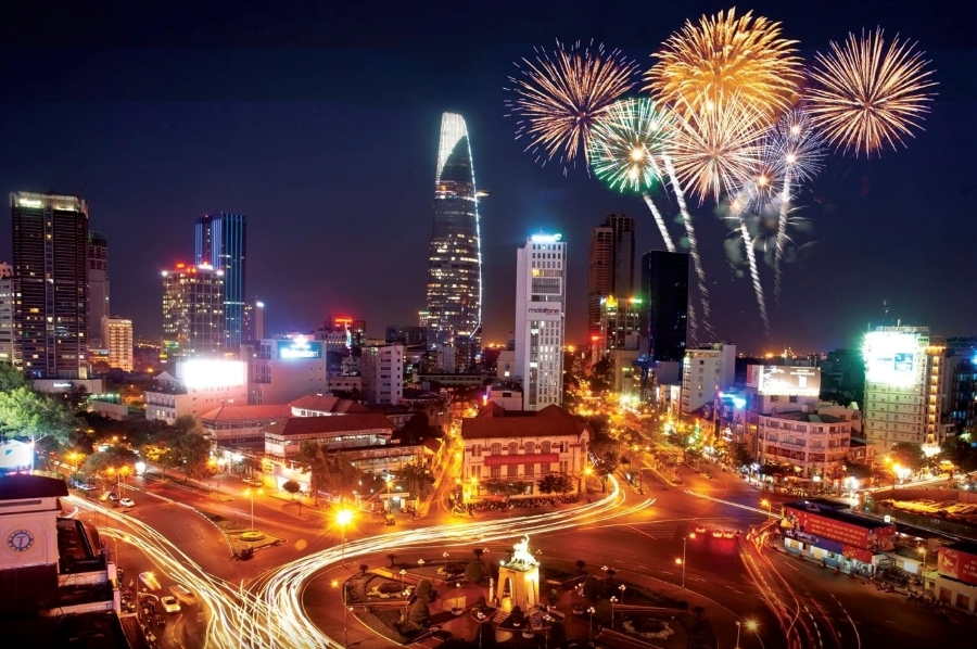 Địa điểm bắn pháo hoa Tết Dương lịch 2026 tại TP.HCM