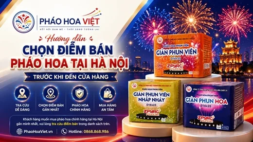 Điểm bán pháo hoa Bộ Quốc phòng tại Hà Nội 2026