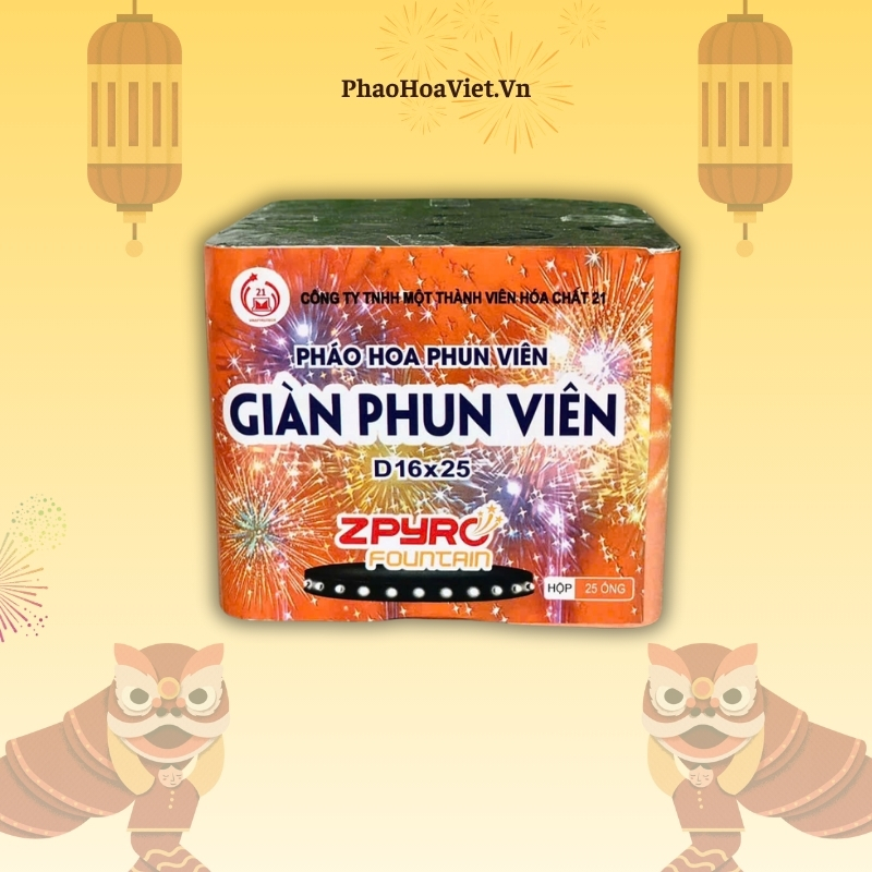 Giàn Phun Viên 2026 Loại 25 ống