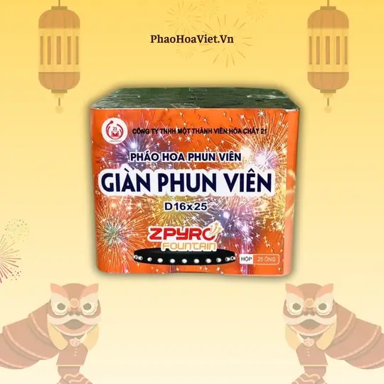Giàn Phun Viên Loại 25 ống