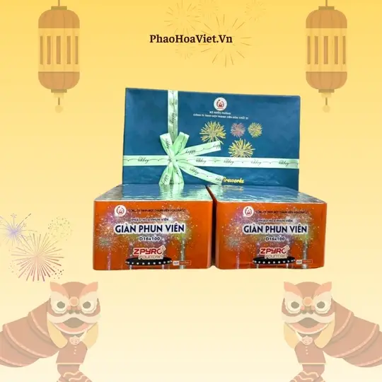 Giàn Phun Viên 100 Liền Khối