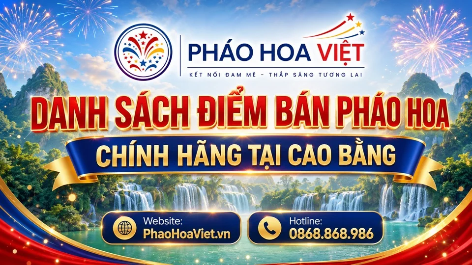 Danh sách điểm bán pháo hoa chính hãng tại Cao Bằng