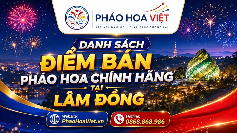 Danh sách điểm bán pháo hoa chính hãng tại Lâm Đồng
