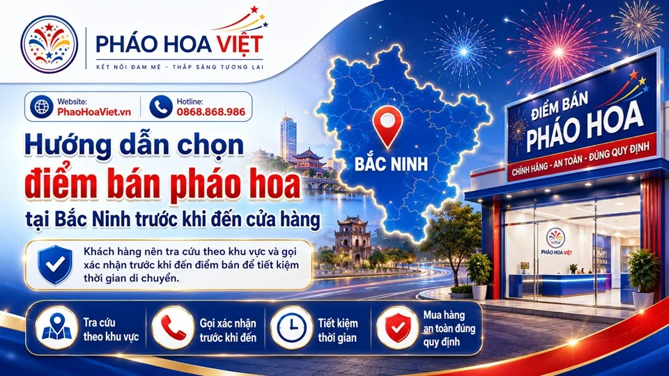 Hướng dẫn chọn điểm bán pháo hoa tại Bắc Ninh trước khi đến cửa hàng