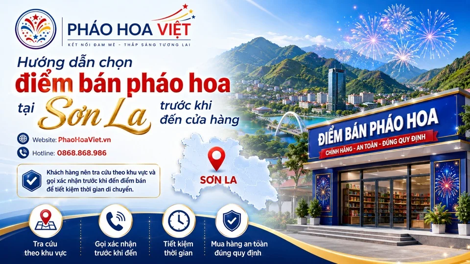 Hướng dẫn chọn điểm bán pháo hoa tại Sơn La trước khi đến cửa hàng