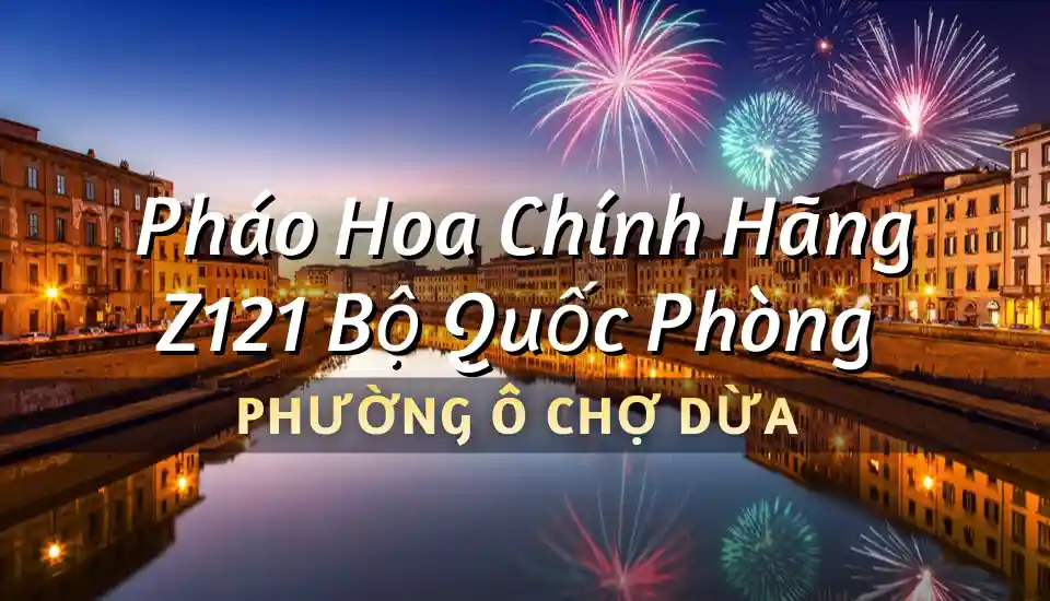 Mua pháo hoa Bộ Quốc Phòng phường Ô Chợ Dừa chính hãng Z121