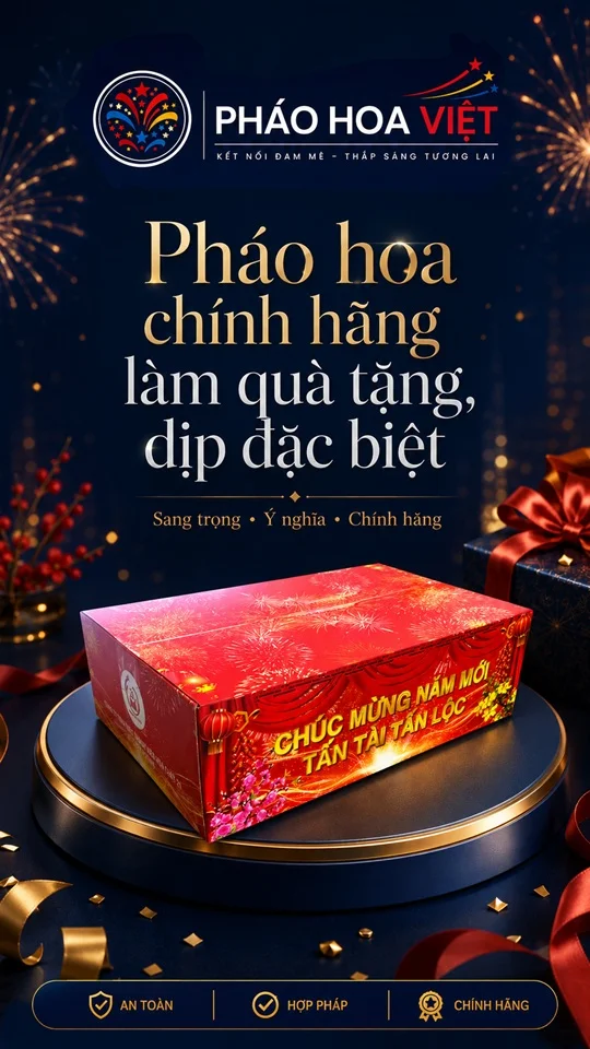 Gợi ý pháo hoa chính hãng làm quà tặng dịp lễ