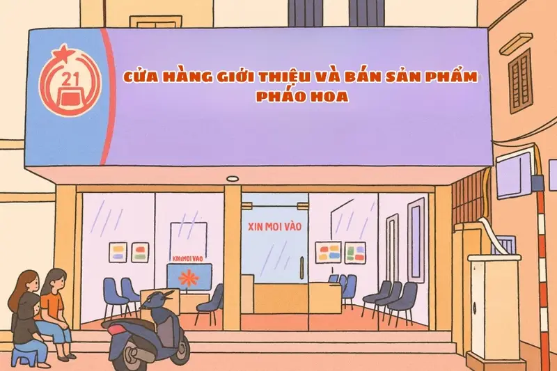 Cửa hàng pháo hoa nhà máy Z121 Cửa hàng pháo hoa nhà máy Z121